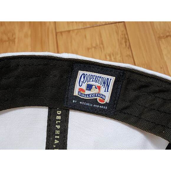 Mitchell & Ness MLB Baltimore Orioles Hat Cap Baseball White Strapback OSFM Logo - Picture 9 of 9